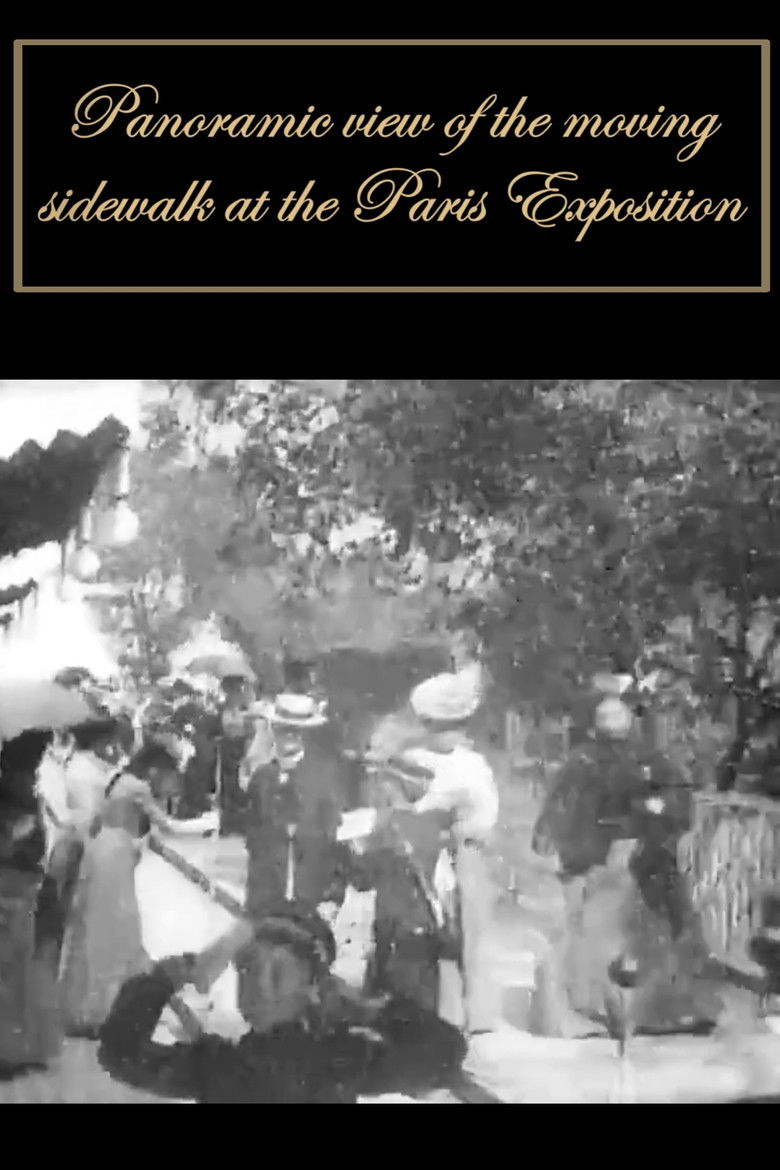 Panoramic View from the Moving Sidewalk at the Paris Exposition