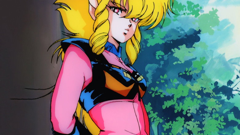 Fight!! Iczer-One backdrop 2