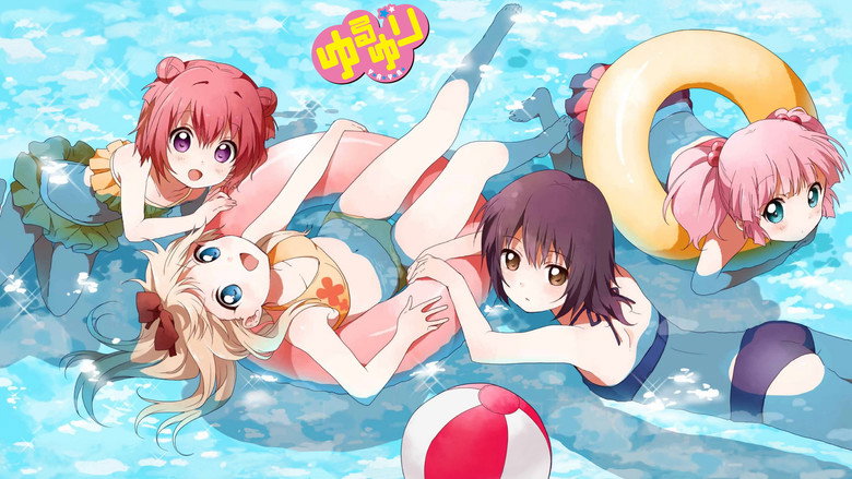 YuruYuri: Happy Go Lily backdrop 7