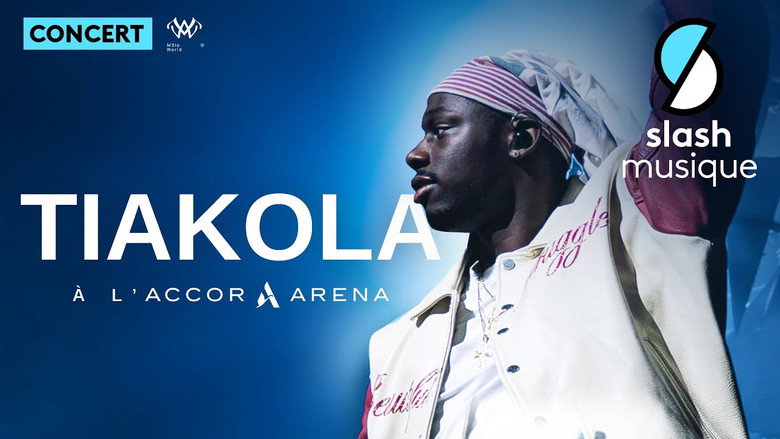 Tiakola à l'Accor Arena backdrop 2