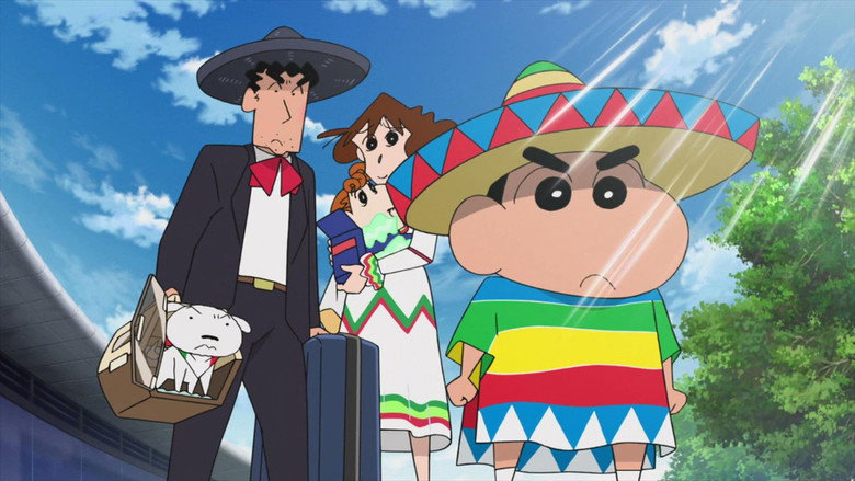 Crayon Shin-chan: My Moving Story! Cactus Large Attack! backdrop 4