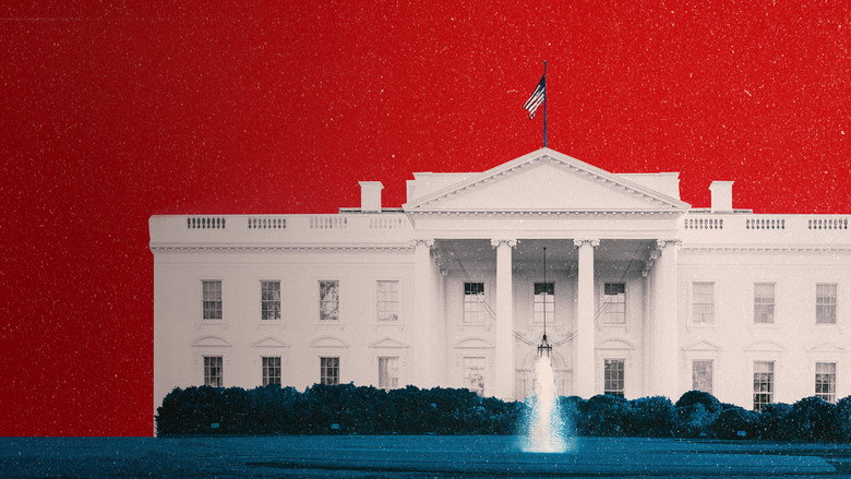 Race for the White House backdrop 5