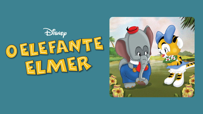 Elmer Elephant backdrop 7