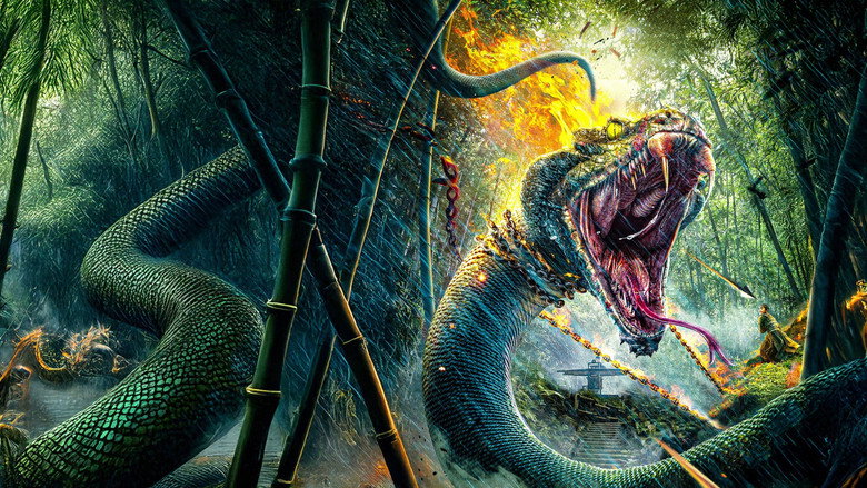 Snake Woman backdrop 2