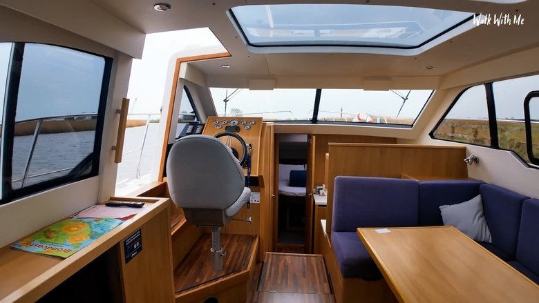 The Norfolk Broads A Hire Boat - England