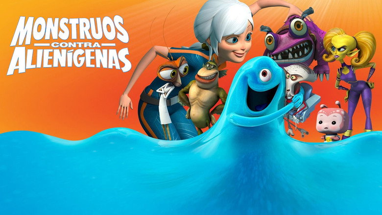Monsters vs. Aliens backdrop 3