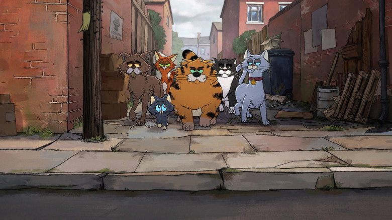 Ricky Gervais Alley Cats backdrop 1