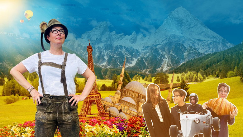 Sue Perkins' Big Adventure: Paris to Istanbul backdrop 3