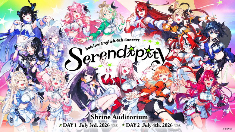 hololive English 4th Concert - Serendipity - Day 1 backdrop 1