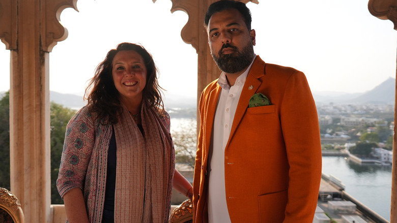 Exploring India's Treasures: Bettany Hughes backdrop 7