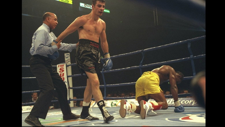 Calzaghe vs. Eubank backdrop 2