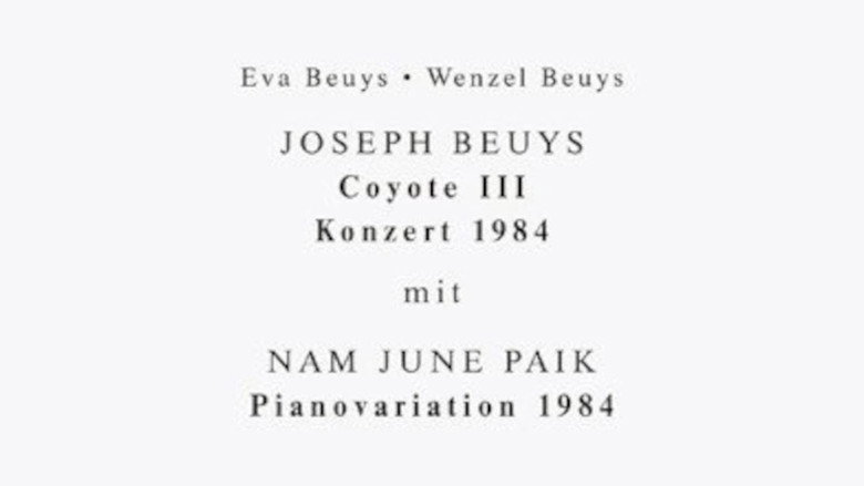Joseph Beuys - Coyote III backdrop 1
