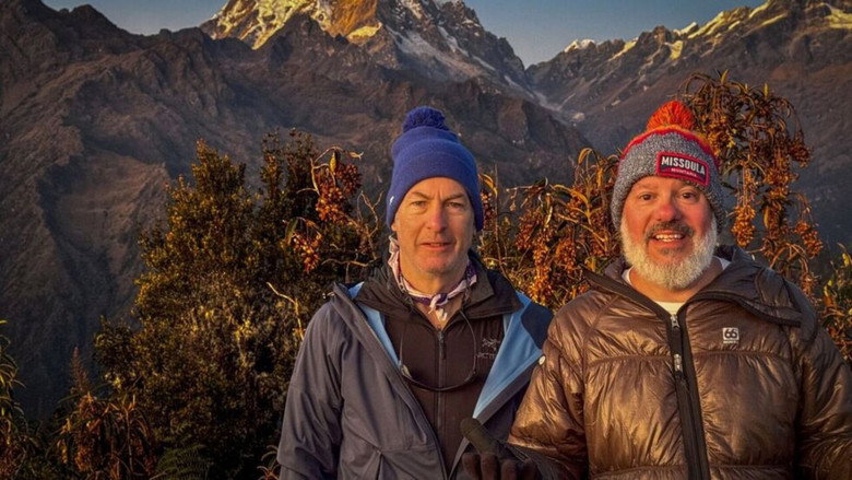 Bob and David Climb Machu Picchu backdrop 1