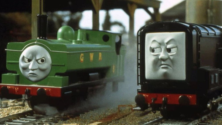 Thomas & Friends: My First Thomas with Diesel backdrop 1
