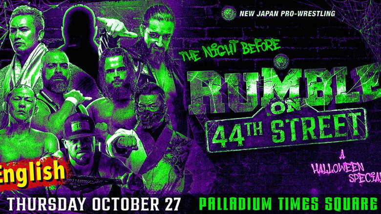 NJPW The Night Before Rumble on 44th Street backdrop 1