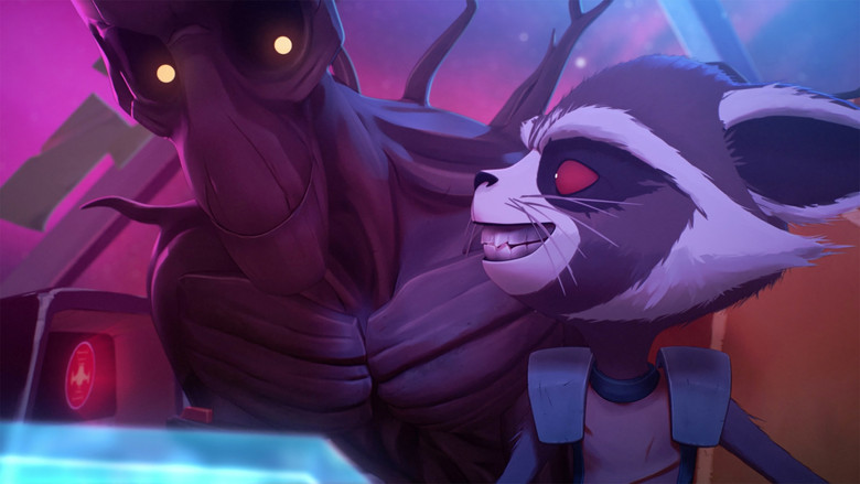 Marvel's Rocket & Groot backdrop 2