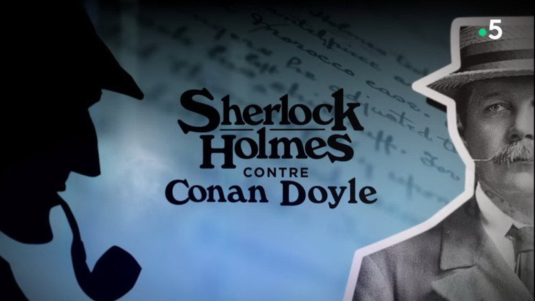 Sherlock Holmes Against Conan Doyle backdrop 1