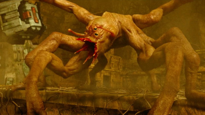 Golden Spider City backdrop 4