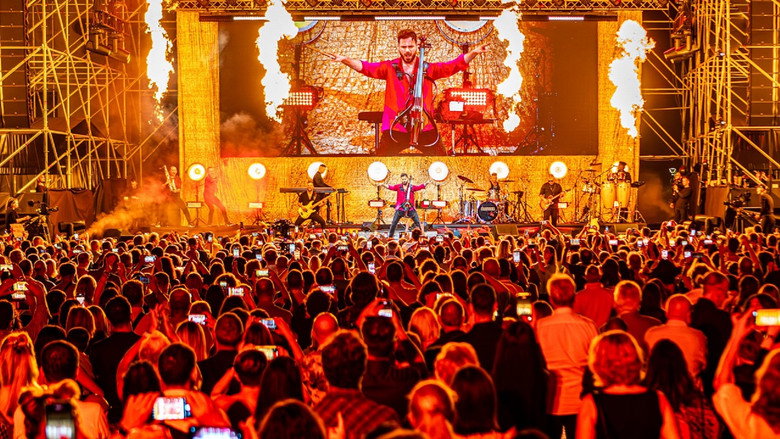 Hauser - Rebel With a Cello Live in Italy 2024 backdrop 4