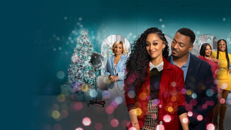 A Very Merry Beauty Salon backdrop 1