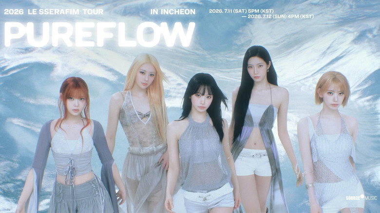 2026 LE SSERAFIM TOUR ‘PUREFLOW’ IN INCHEON backdrop 1