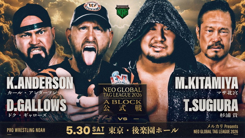 NOAH Neo Global Tag League 2026 ~ Day 4 backdrop 5