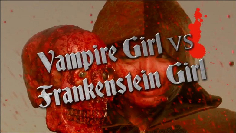 Vampire Girl vs. Frankenstein Girl backdrop 9