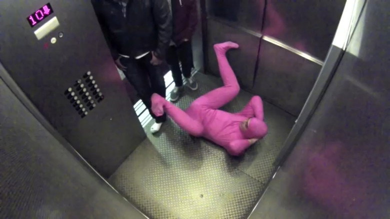 PINK GUY ELEVATOR PRANK