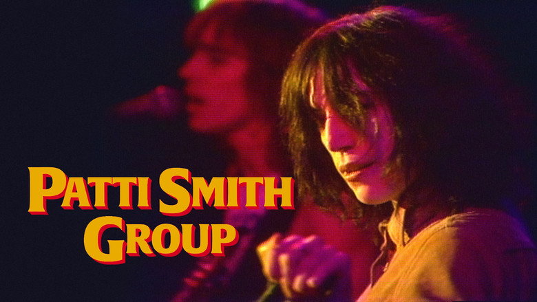 Patti Smith Live in Stockholm 1976 backdrop 2