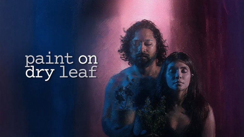 Paint on Dry Leaf backdrop 6