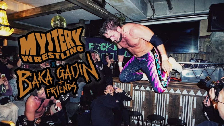 Mystery Wrestling x Baka Gaijin backdrop 1