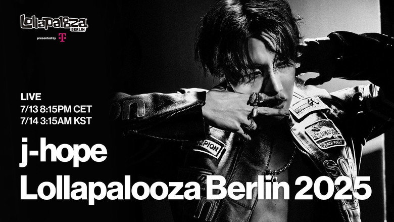j-hope Lollapalooza Berlin backdrop 1