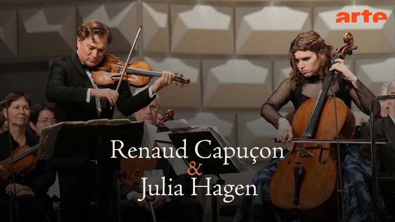 Renaud Capuçon und Julia Hagen spielen Brahms Rheingau Musik Festival 2025 backdrop 2