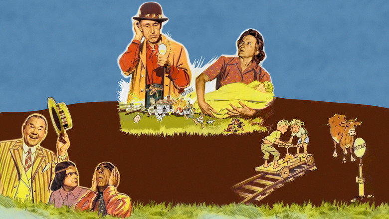 Ma and Pa Kettle Back on the Farm backdrop 2
