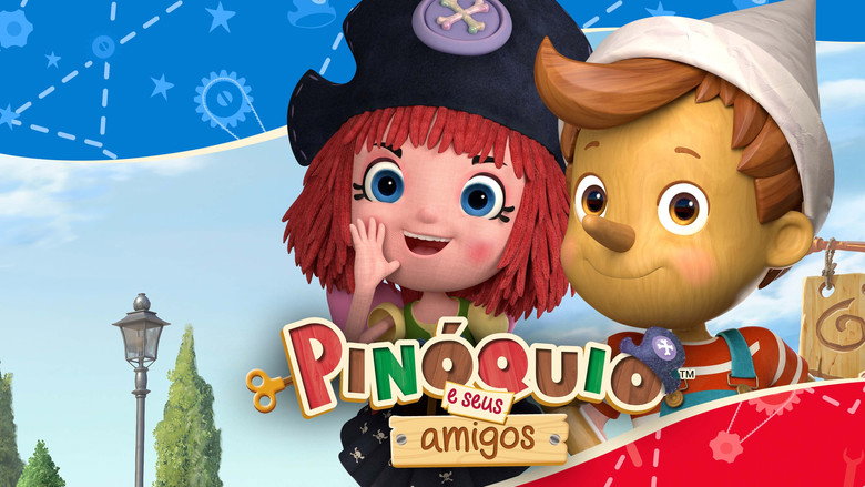 Pinocchio and Friends backdrop 2