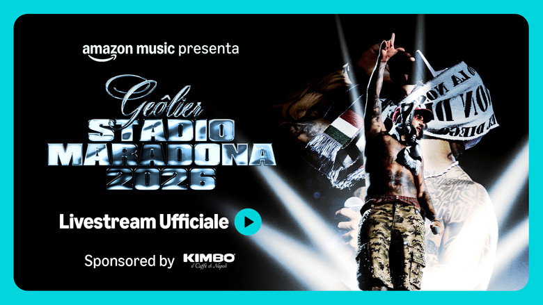 Amazon Music presenta Geolier backdrop 2