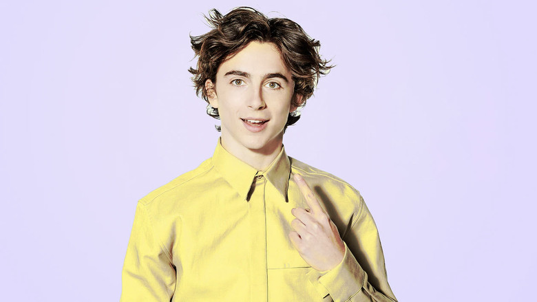 Timothée Chalamet with Bruce Springsteen & the E Street Band