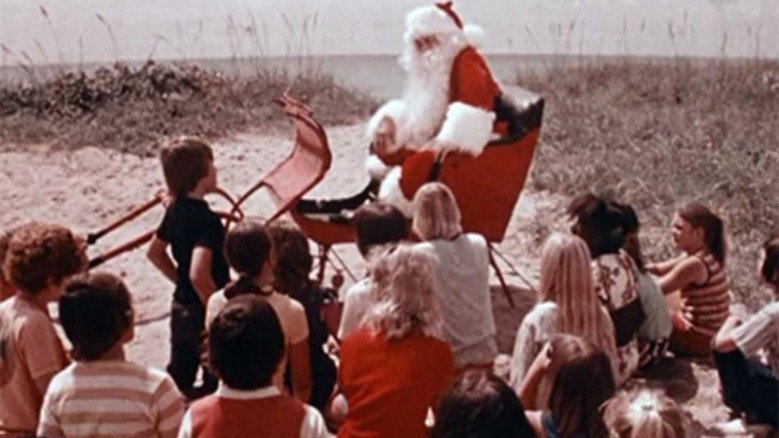 Santa and the Ice Cream Bunny backdrop 4
