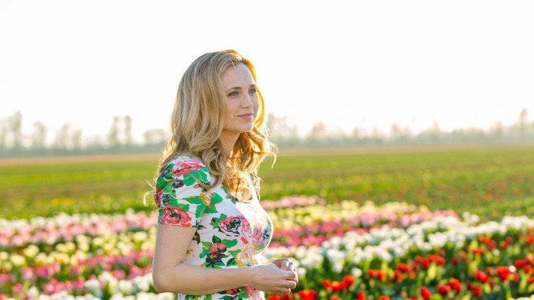 Tulips in Spring backdrop 5