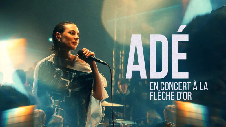 Adé en concert à la Flèche d'Or backdrop 2