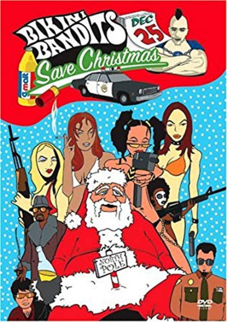 Bikini Bandits Save Christmas background
