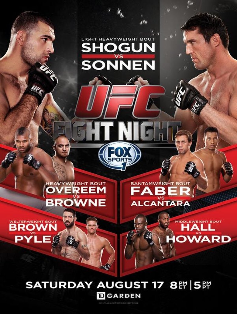 UFC Fight Night 26: Shogun vs. Sonnen main poster