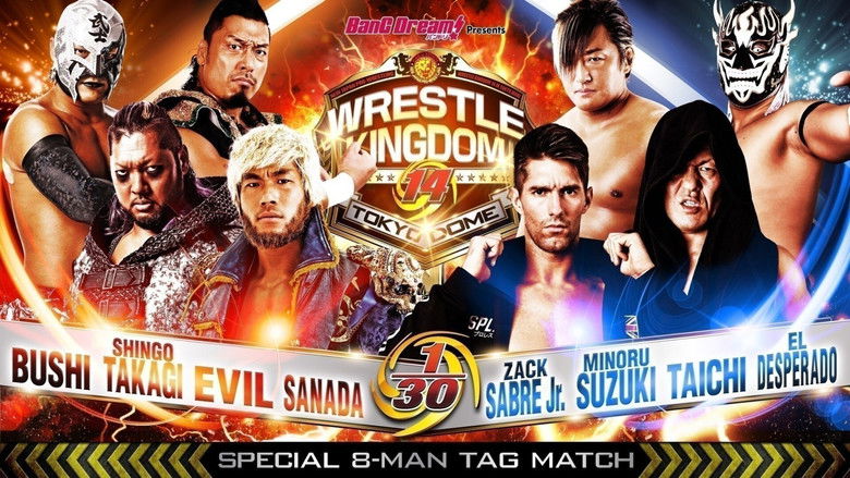 Image d'arrière-plan 6 du film NJPW Wrestle Kingdom 14: Night 1