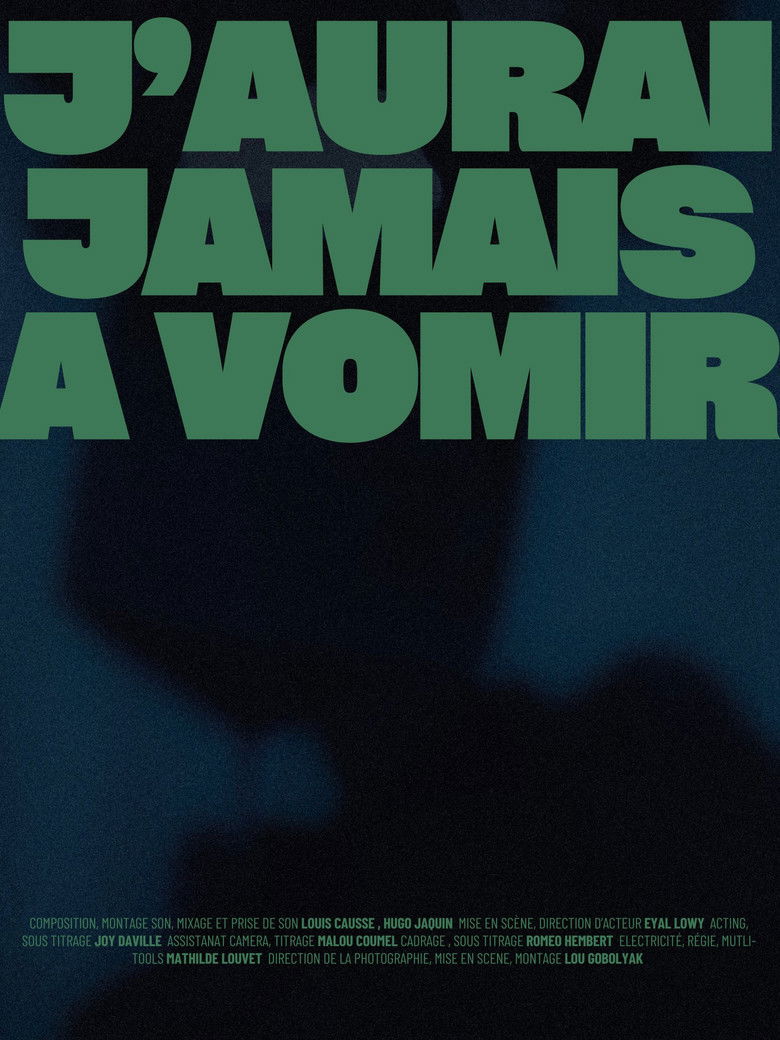 Imatge de J'AURAI JAMAIS À VOMIR