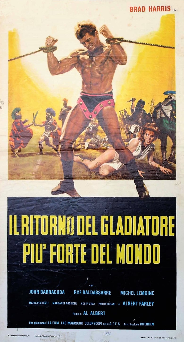 Il ritorno del gladiatore più forte del mondo (Three Giants of the Roman Empire) (1971)