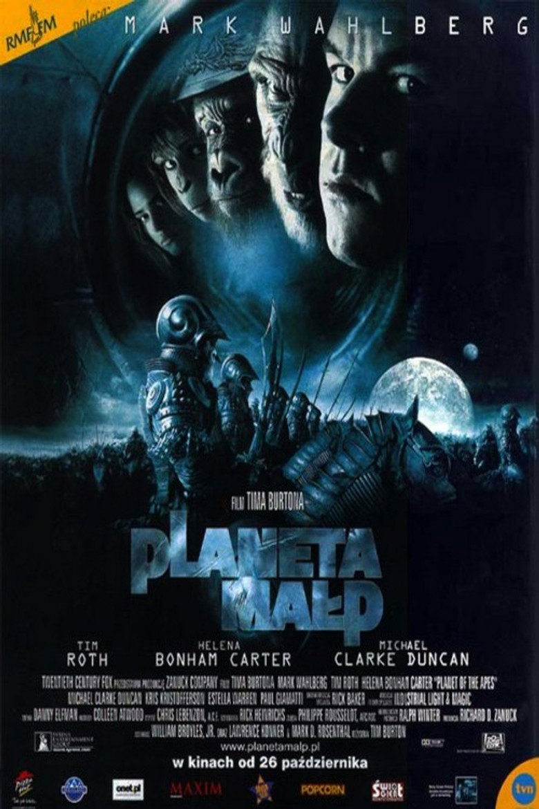 Plakat filmu Planeta Małp