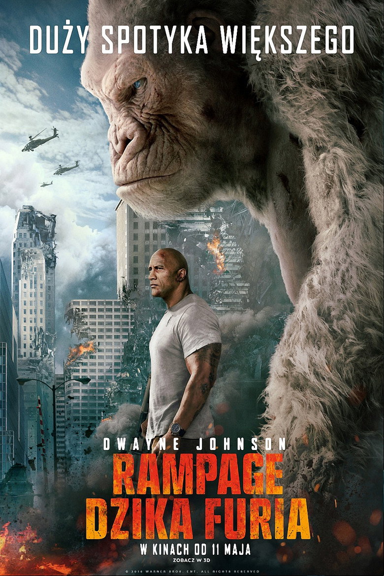 Plakat filmu Rampage: Dzika Furia