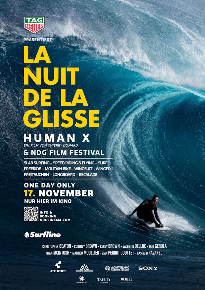 LA NUIT DE LA GLISSE: HUMAN X (2023) poster