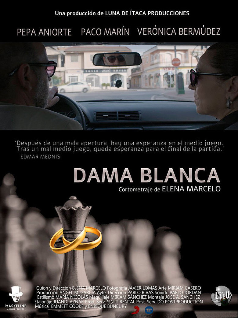 Dama blanca background