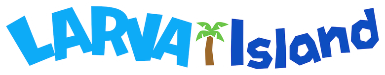 Личинки на острове